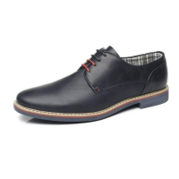 Genuine Leather Dress Shoes Comfy Men Casual Shoes Smart Business Work Office Lace-up Men Shoes XX1234-01